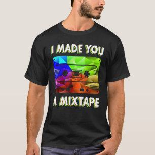 T-shirt Mixtape 80s 90s Costume Vintage Retro Pour Hommes