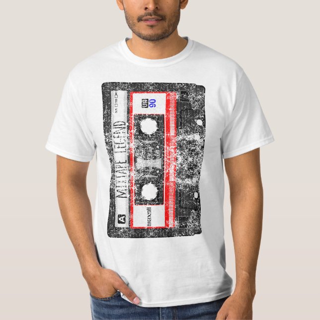 T-shirt Mixtape Legend Cassette - Hip Hop DJ  (Devant)