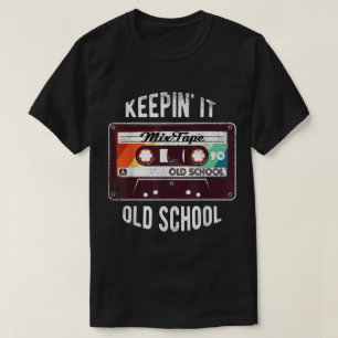 T-shirt Mixtape Rétro « Vieille École »