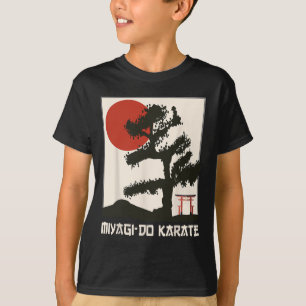 T-shirt Miyagi-do Karate Vintage Rétro Bonsai Tree Ma