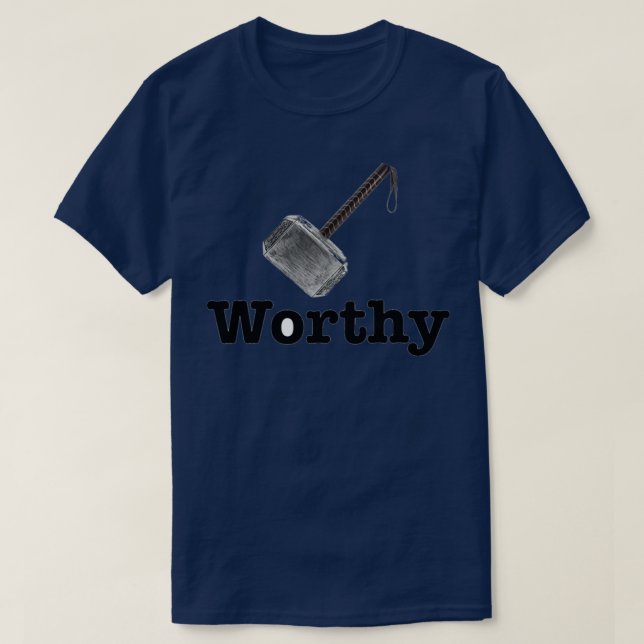 T-shirt Mjolnir digne (Design devant)