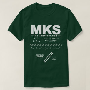 T-shirt MKS de l'aéroport du comté de Berkeley