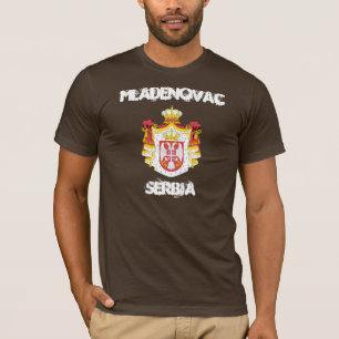 T-shirt Mladenovac, Serbie avec armoiries