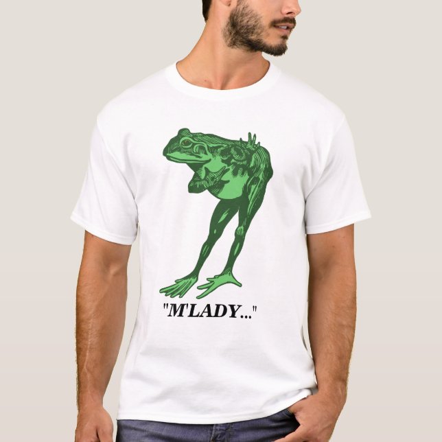 T-shirt M'Lady Frog Drôle Ma Lady Prince Shirt (Devant)