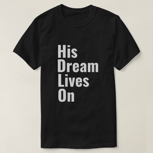 T-shirt MLK Martin Luther King Day  (Design devant)