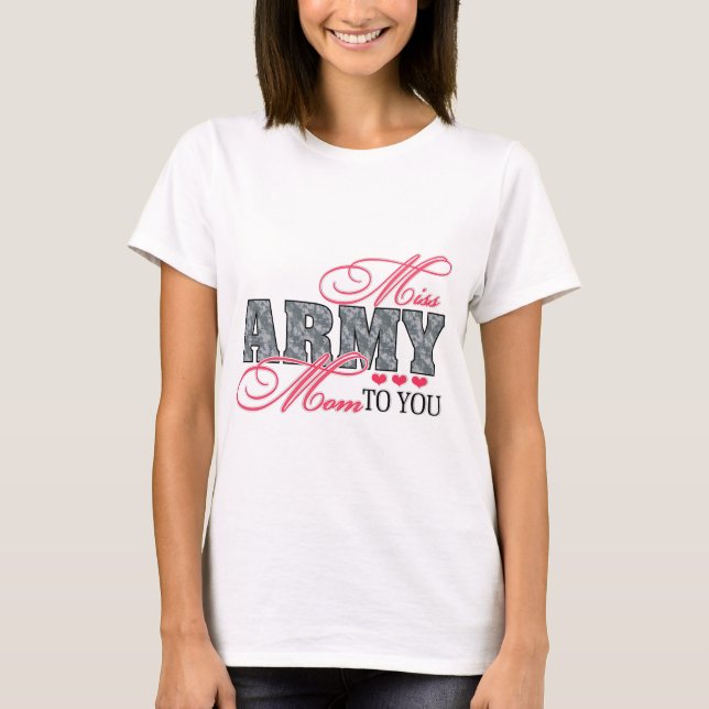 T-shirt Mlle Army Mom (Devant)