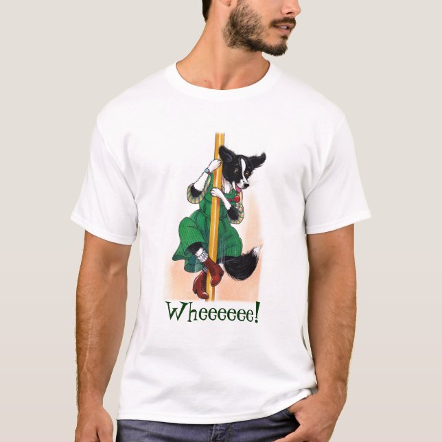 T-shirt Mlle B Wheeeeee Tee pour les hommes (Devant)