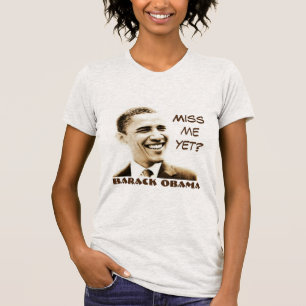 T-shirt "Mlle Me Yet ?" et "Barack Obama" avec le