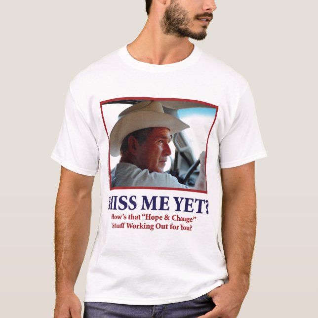 T-shirt Mlle Me Yet, George W Bush (Devant)