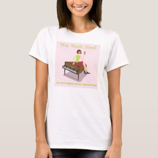 T-shirt Mlle Music Nerd Shirt