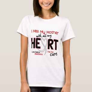 T-shirt Mlle My Mother du cancer de poumon I