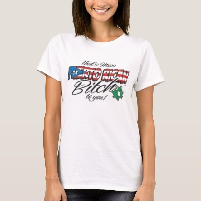 T-shirt Mlle Portoricain (Devant)