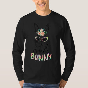 T-shirt Mmama Mama Bunny lunettes visage Headband Jour de 