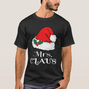 T-shirt Mme Claus Pajama Père Noël X-Mas
