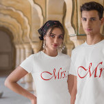T-shirt Mme Couple Tee<br><div class="desc">Super Mme Couple Shirt. Regardez la chemise correspondant à M. dans notre magasin.</div>