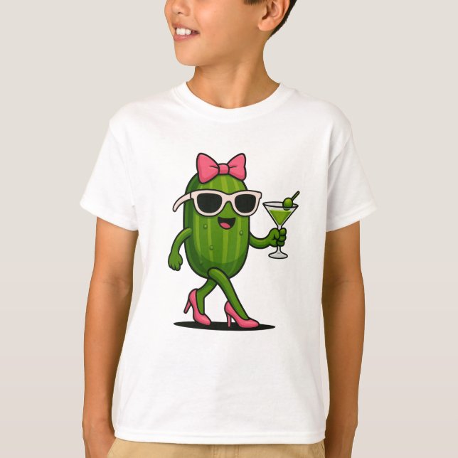 T-shirt Mme Cucumber Chic (Devant)