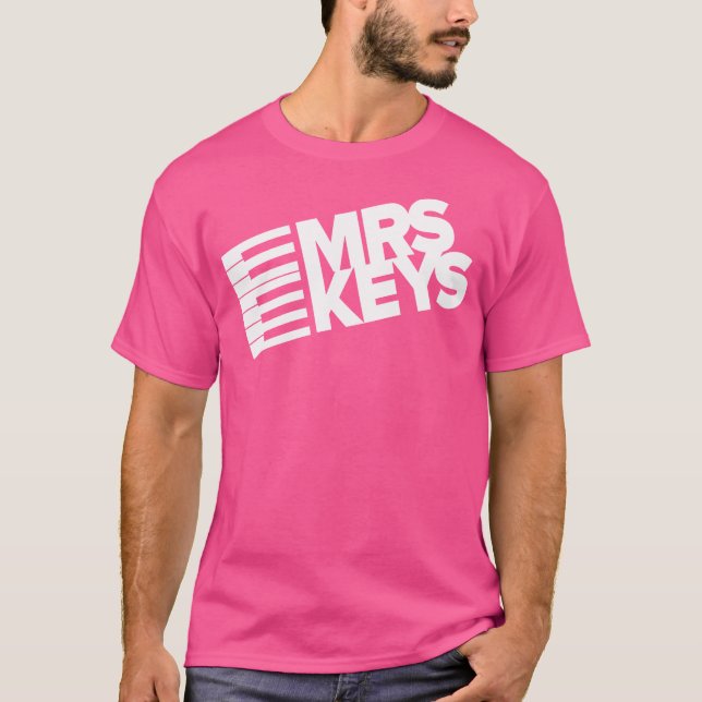 T-shirt Mme Keys - Joueuse de piano (Devant)
