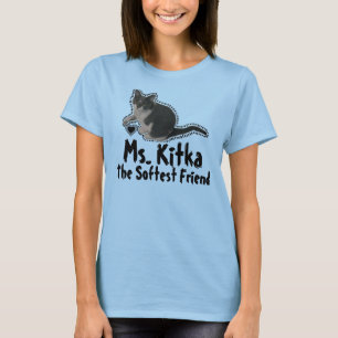 T-shirt Mme Kitka Softest Friend et cadre de coeur