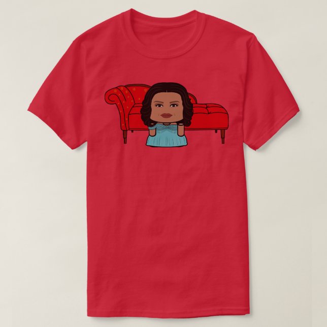 T-shirt Mme Obamabot POLITICOBOT Toy Robot Chaise (Design devant)