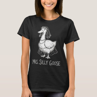 T-shirt Mme Oie Ridicule Robe de Mariage Drôle Fiançailles
