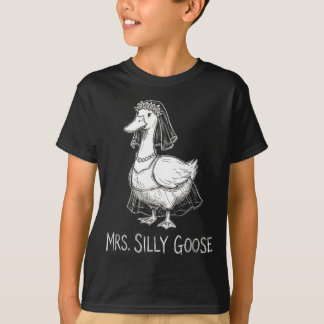 T-shirt Mme Oie Ridicule Robe de Mariage Drôle Fiançailles