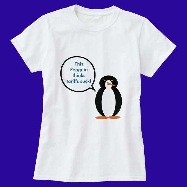 T-shirt Mme Penguin Dit Que Les Tarifs Suivent Les Femmes (Créateur téléchargé)