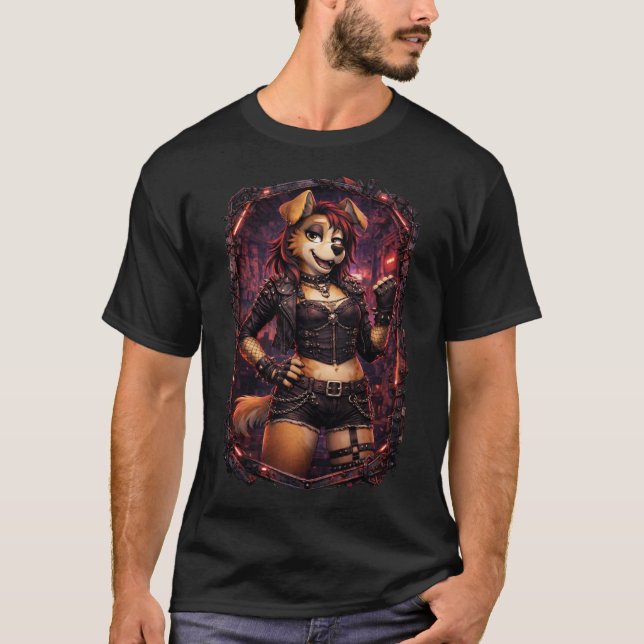 T-shirt Mme Retriever Punk (Devant)