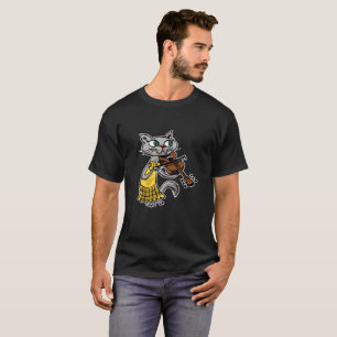 T-shirt Mme Sally et son violon vif !