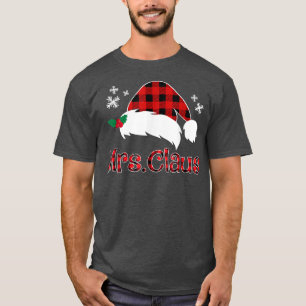 T-shirt Mme Santa Claus Drôle Noël Correspondant Couple Wi