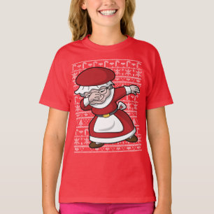 T-shirt Mme tamponnante Claus de Noël mignon