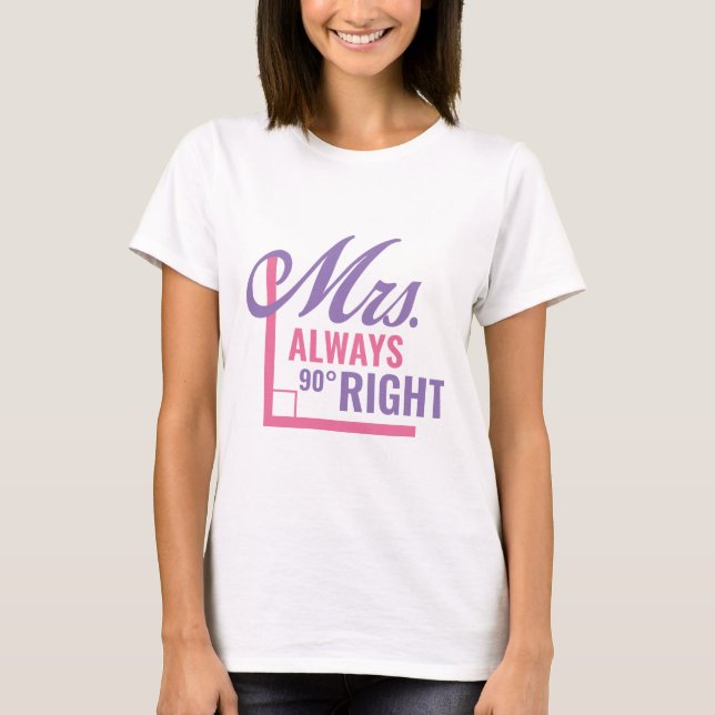T-shirt Mme. Toujours bien (Devant)