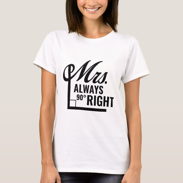 T-shirt Mme. Toujours bien (Devant)