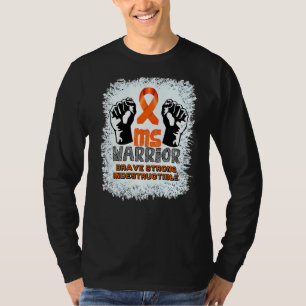 T-shirt Mme Warrior Indestructible Sclérose En Plain