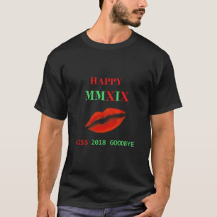 T-shirt MMXIX heureux (2019 dans romain)