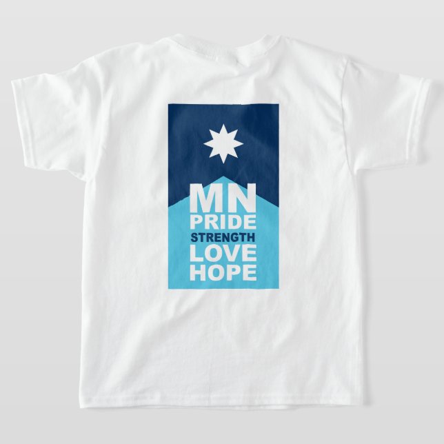 T-shirt MN Loon Rising - MN Pride, Strength, Love & Hope (Couchage Retour)