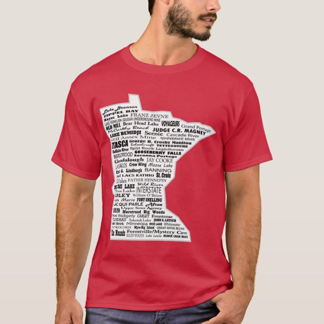 T-shirt MN Parks with White Fill (Devant)