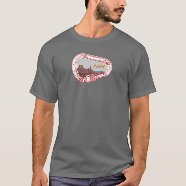 T-shirt Moab Escalade Carabiner (Devant)