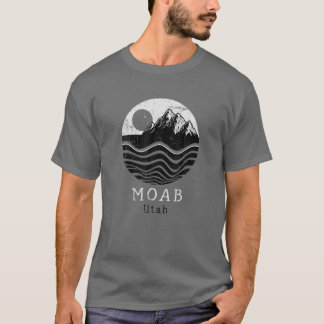 T-shirt Moab Montagnes Vintages Randonnée Camping Utah Ret