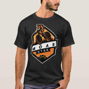 T-shirt Moab mountain bike trail mtb utah Classic T-Shir