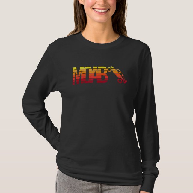 T-shirt Moab Utah 4wd Off Road Adventure Rock Crawet Ret (Devant)