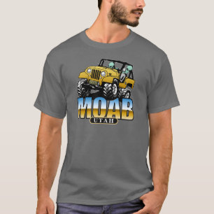 T-shirt MOAB, Utah - aliens 4x4
