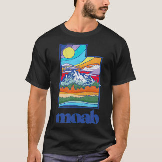 T-shirt Moab Utah Nature Vintage Graphique extérieur
