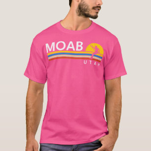 T-shirt Moab Utah Rock Escalade Souvenirs rétro Vintages