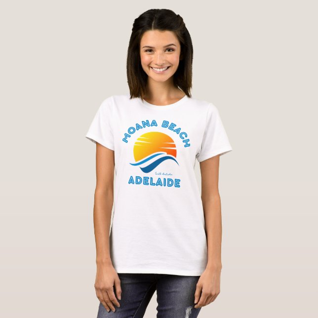 T-shirt MOANA BEACH-ADELAIDE Australie du Sud (Devant entier)