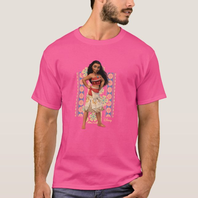 T-shirt Moana - Pose Caractère (Devant)