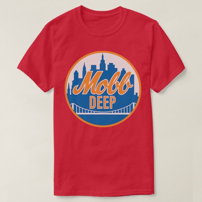 T-shirt Mobb Deep Queens New York Casquette (Design devant)