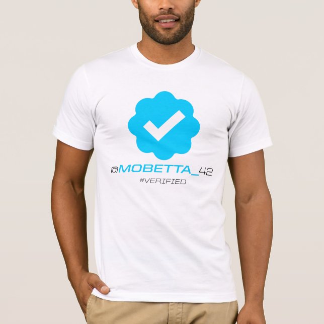 T-shirt @MoBetta_42 - Vérifié (Devant)