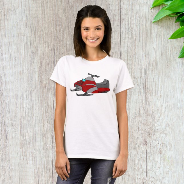 T-shirt Mobile de neige rouge (Créateur téléchargé)