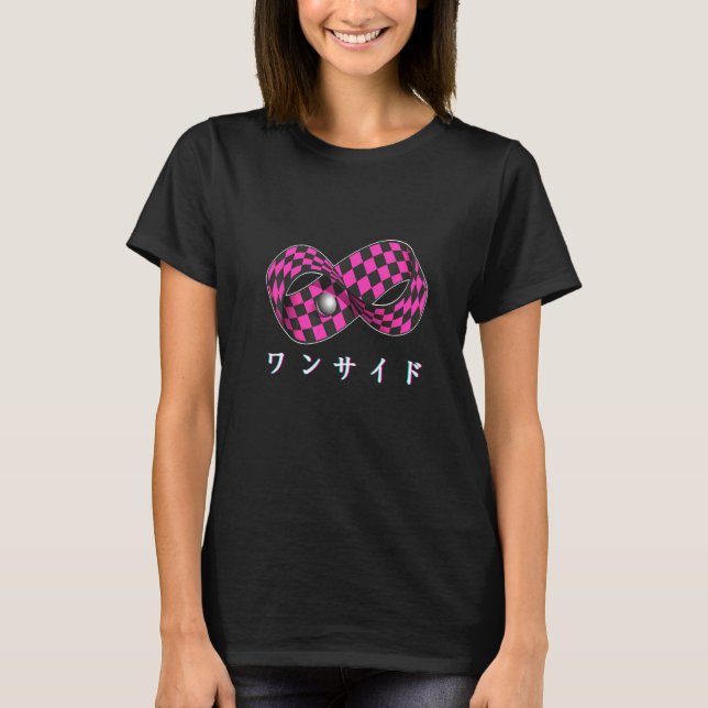 T-shirt Mobius Strip Moebius Loop Ou Band Vaporwave Japane (Devant)