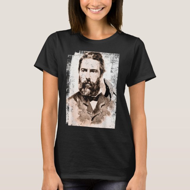 T-shirt Moby Dick, Herman Melville baleine (Devant)